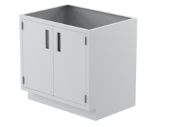 Laboratory Base Cabinets 29"H x 22"D