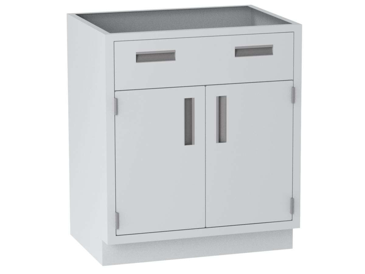 Laboratory Base Cabinets 35"H x 22"D